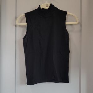 Villager Elegant Black Tank Top